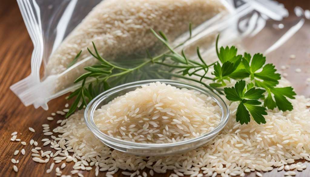 preserving rice freshness