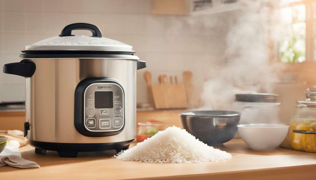 preserving rice in a rice cooker