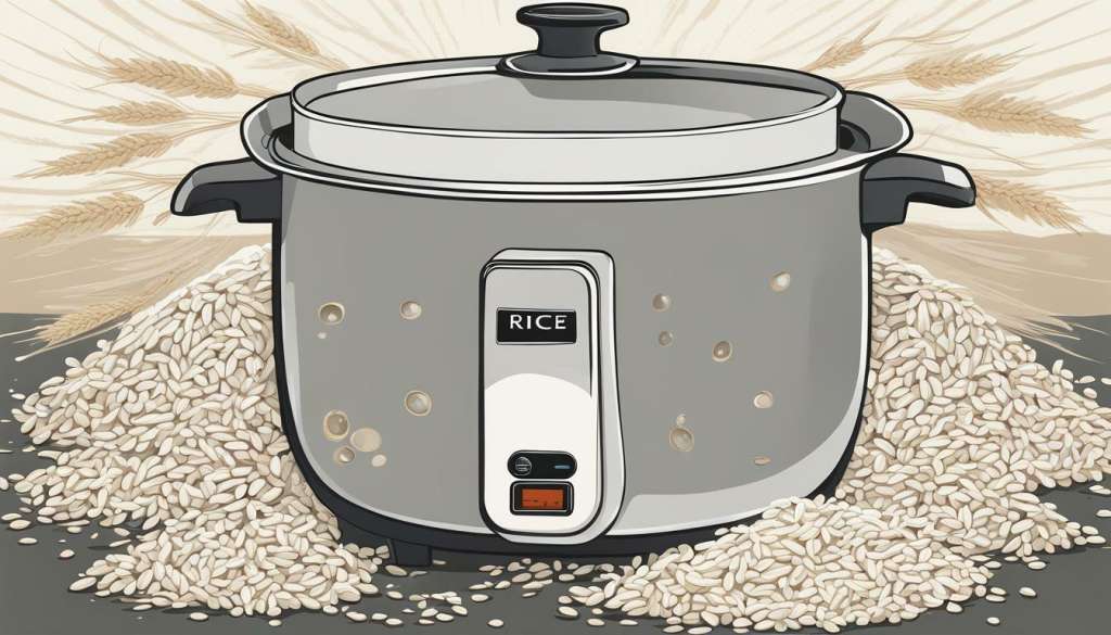 preserving rice in rice cooker