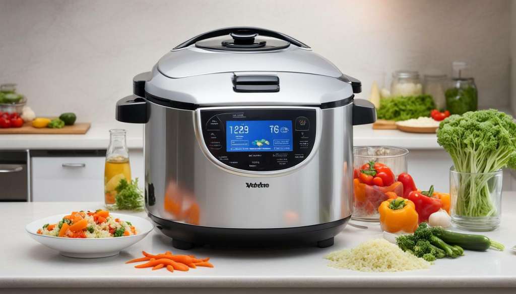 rice cooker and frozen vegetables