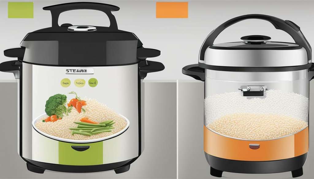 rice cooker and rice steamer