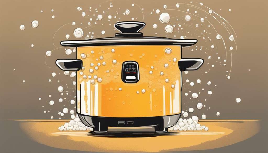 rice cooker boiling over rice cooker boiling over