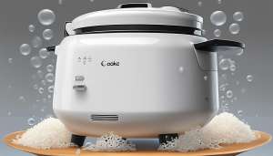 rice cooker bubbling