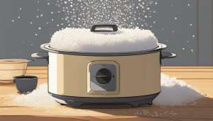 rice cooker bubbling
