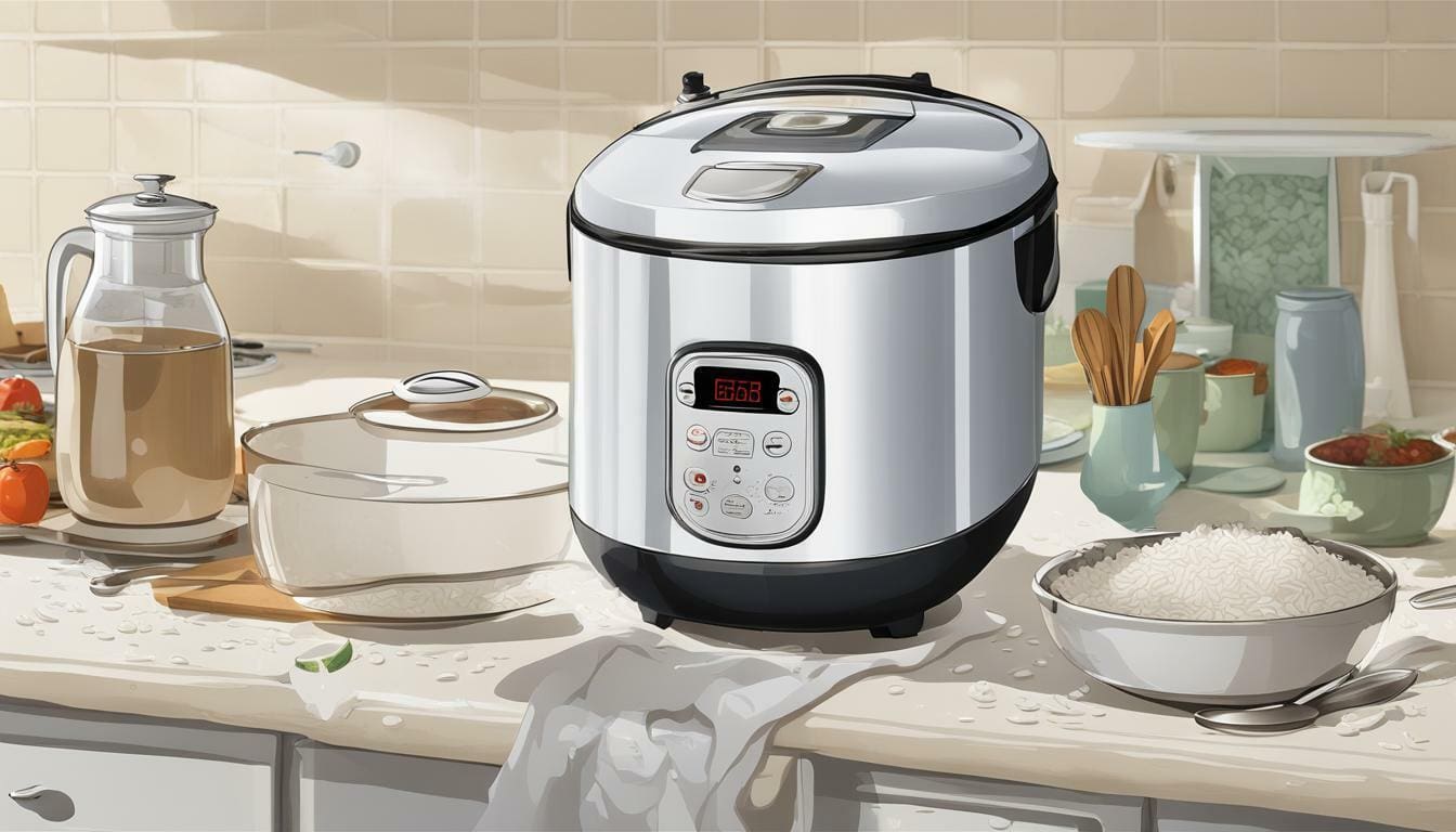Why is My Rice Cooker Bubbling Over Rice Array