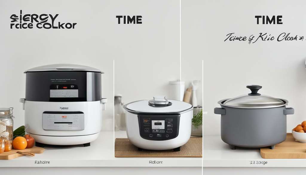 rice cooker or stove in terms of time and energy efficiency