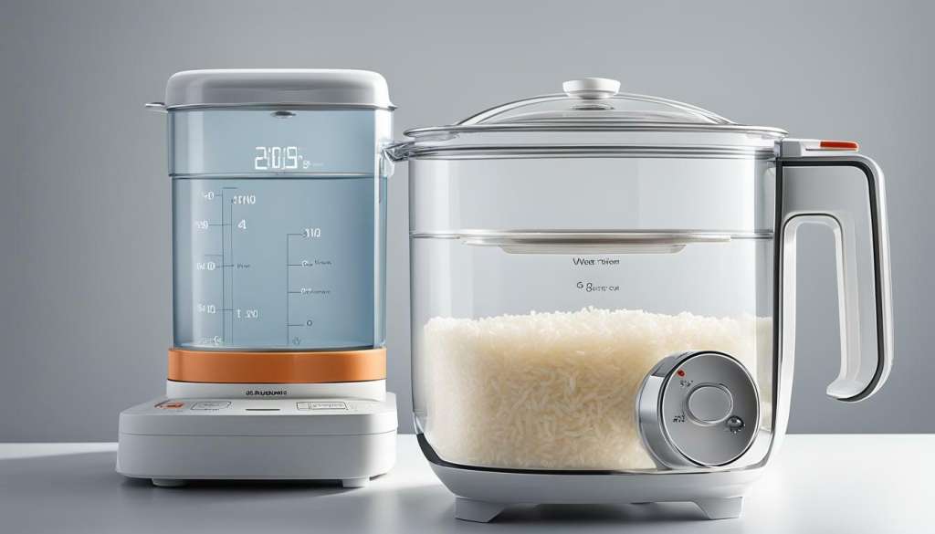 rice cooker water measurement