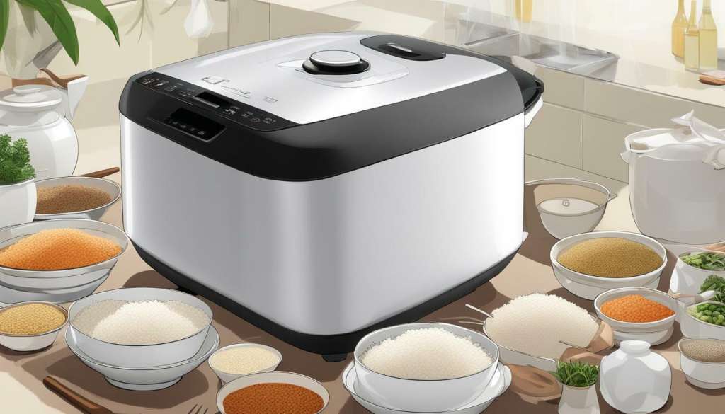 storing cooked rice in rice cooker