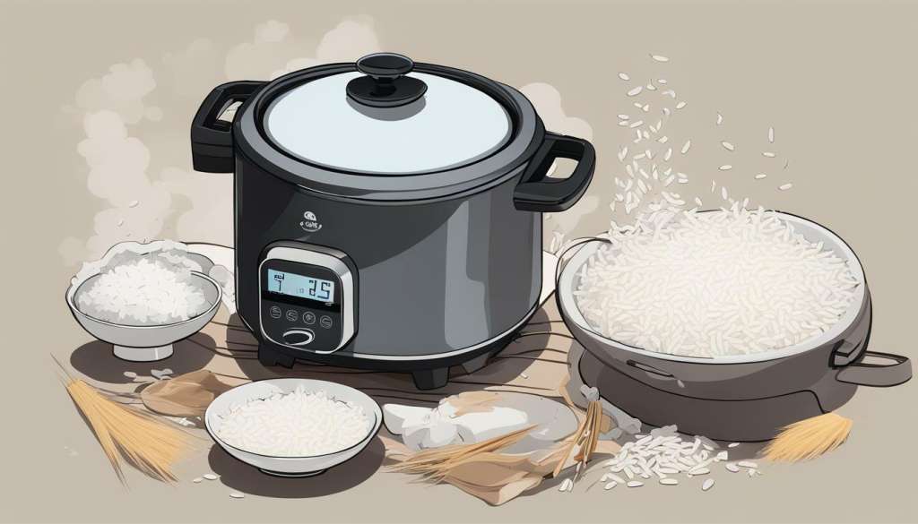 storing rice in the rice cooker