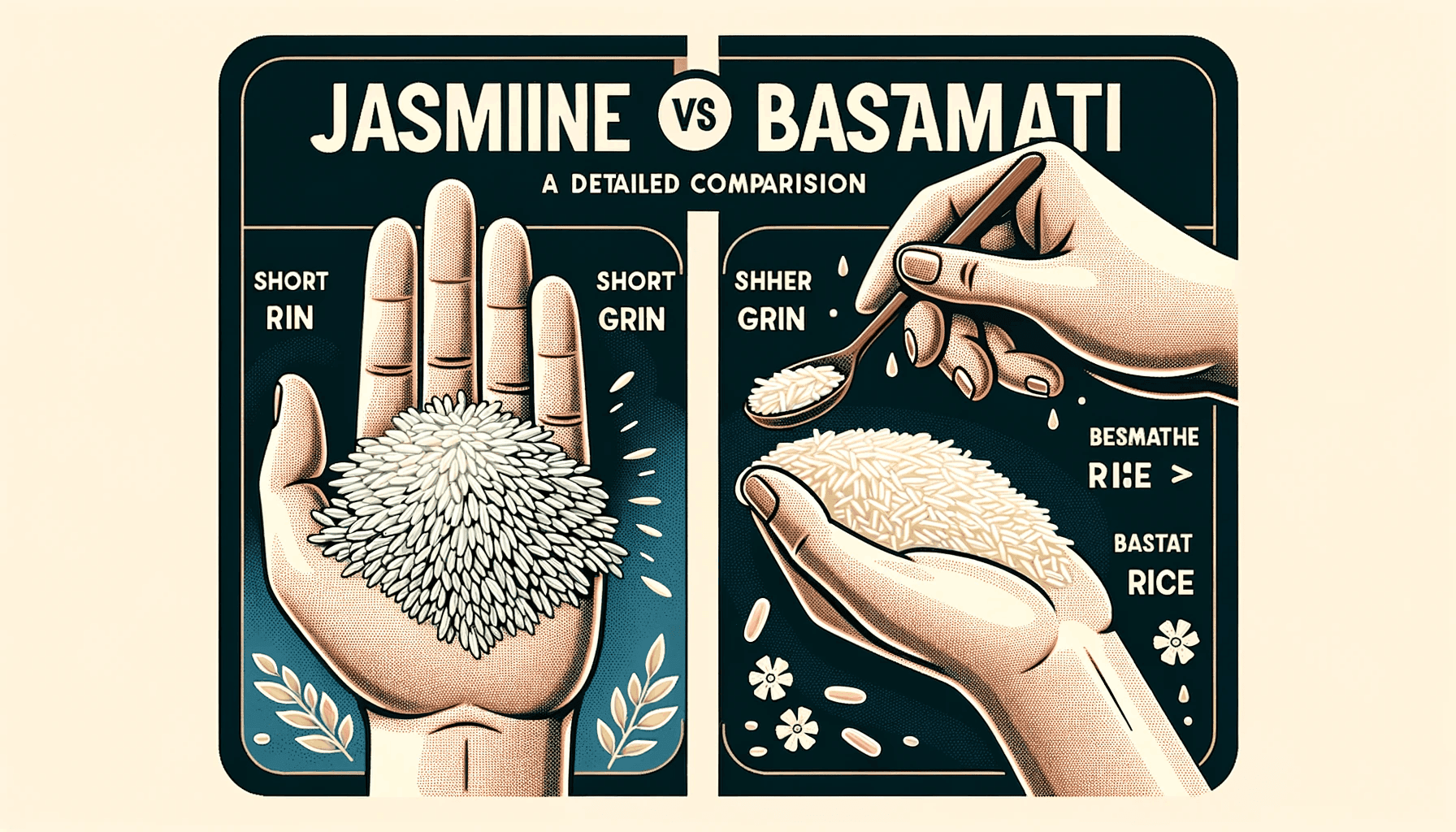 Comparison of Rice Types Jasmine vs Basmati Rice Rice Array