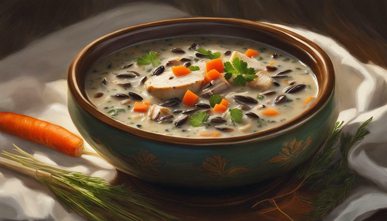Simple Wild Rice Soup with Chicken Recipe