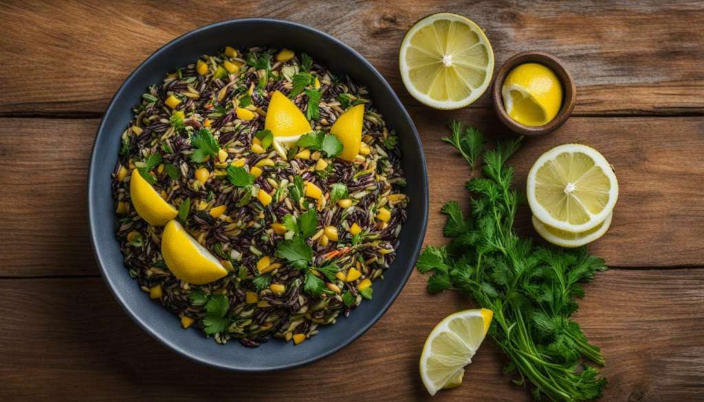 Jamie Oliver's Lemony Wild Rice Salad Recipe Rice Array