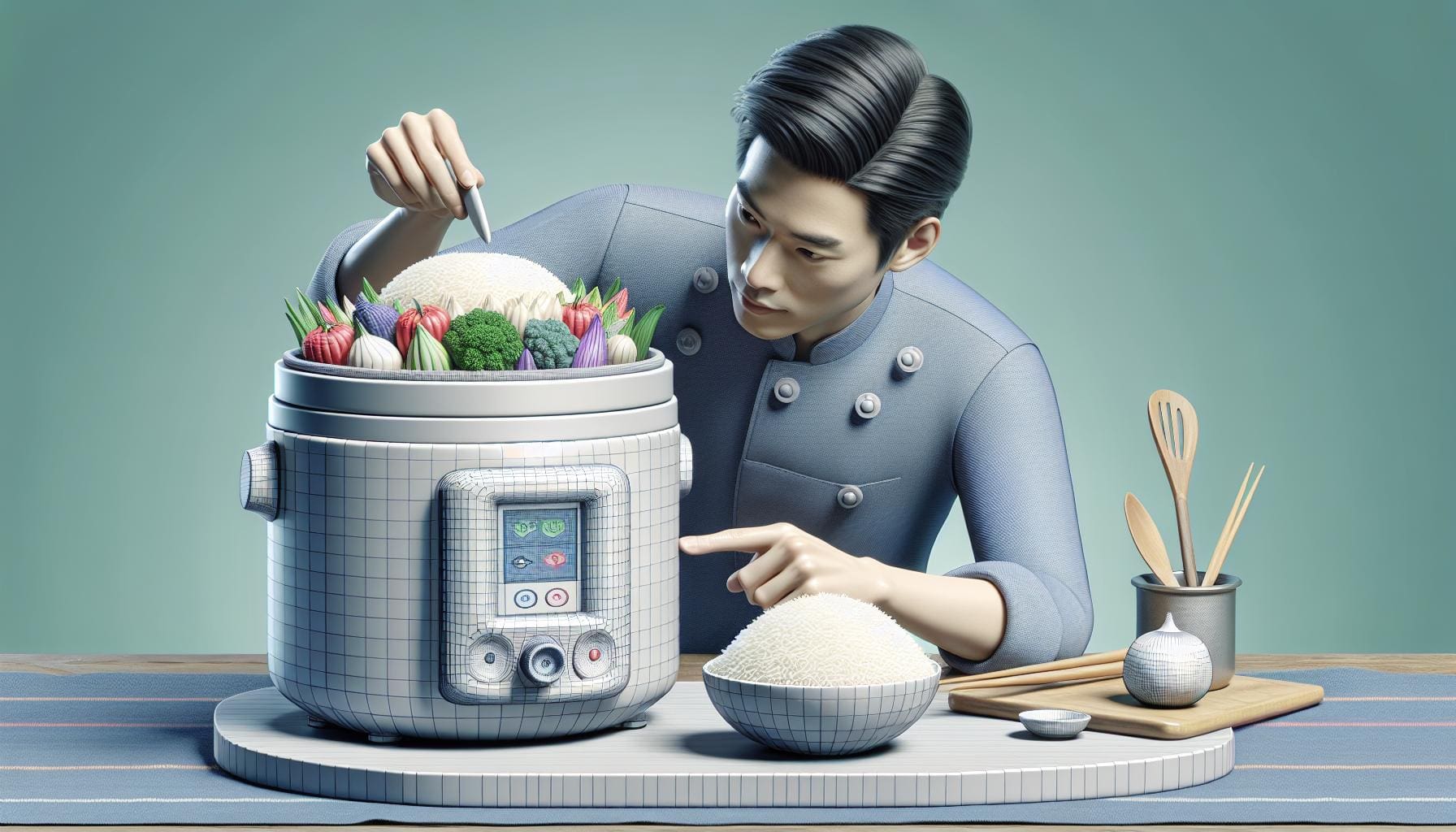 Efficiently Steam Vegetables with Rice in Your Cooker: A Step-by-Step Guide