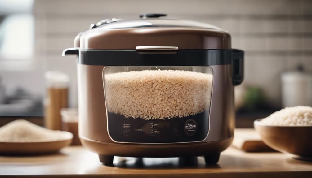 Brown Rice Aroma Rice Cooker Rice Array