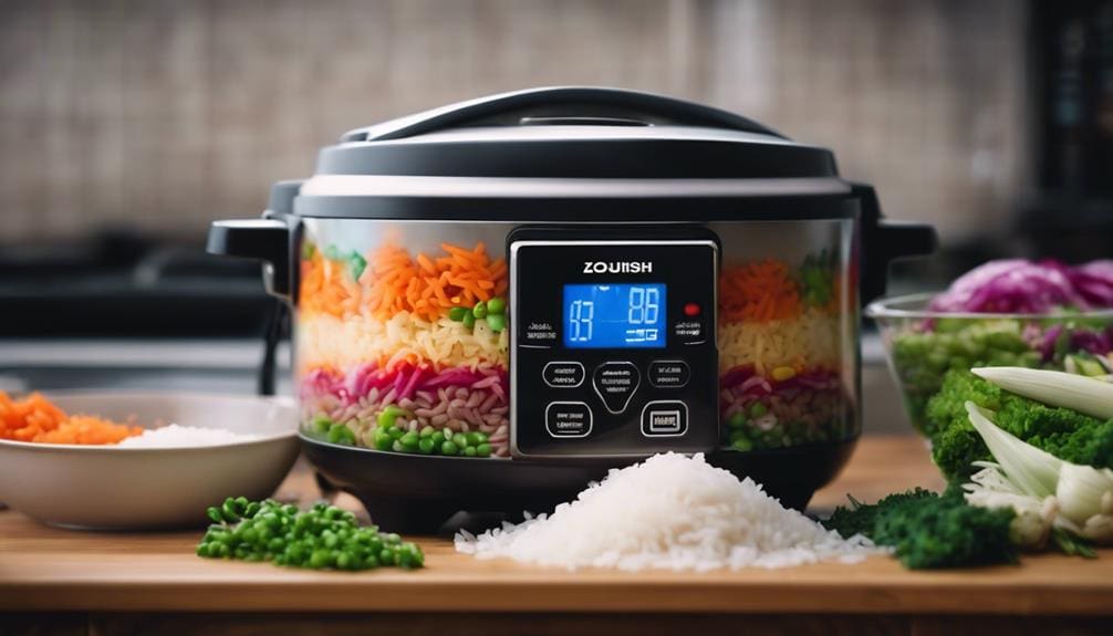 Zojirushi Rice Cooker Timer Function Rice Array