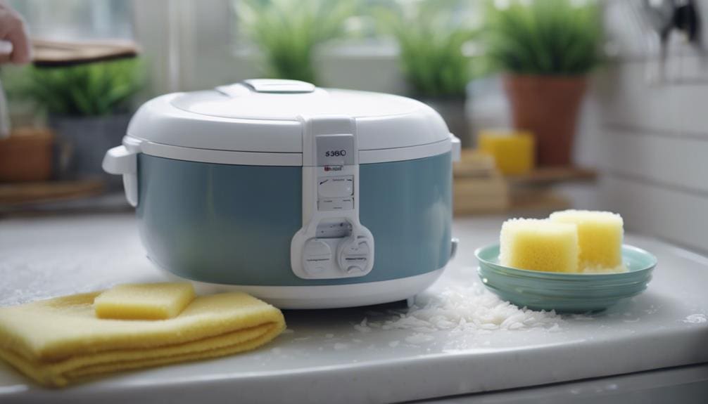 How to Clean Rice Cooker Rice Array