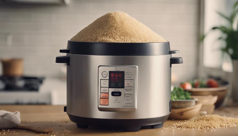 Quinoa in Aroma Rice Cooker