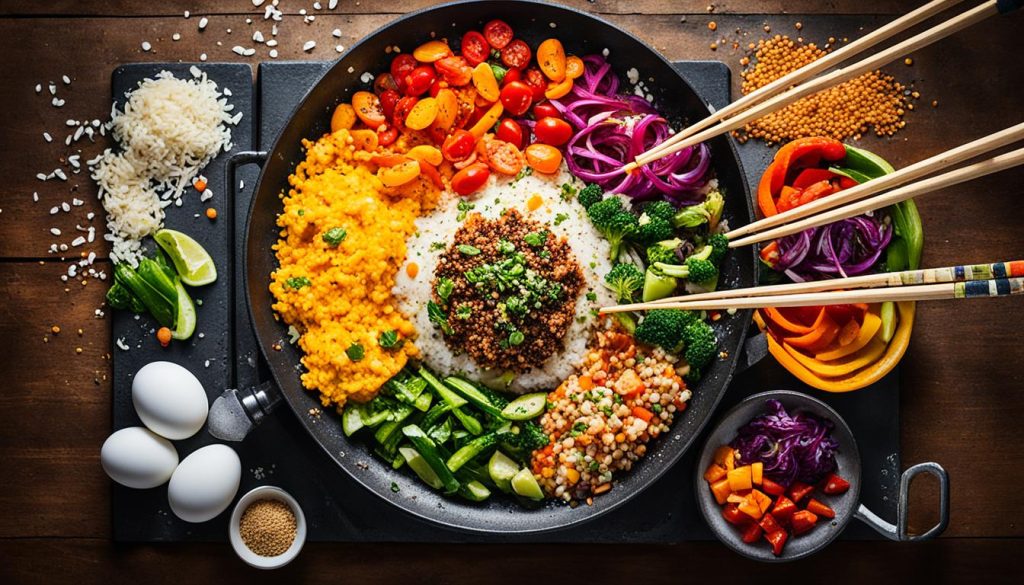 Blackstone fried rice