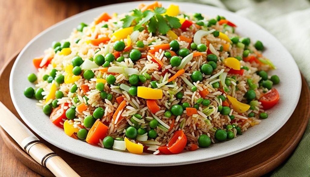 How do you make vegetable fried rice?