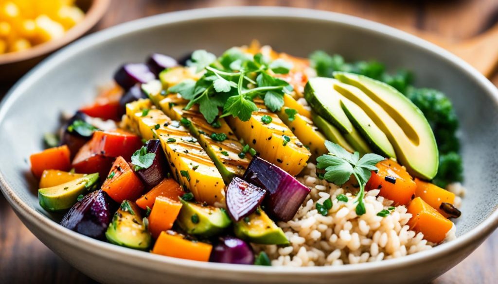What is a tasty vegetarian brown rice recipe?