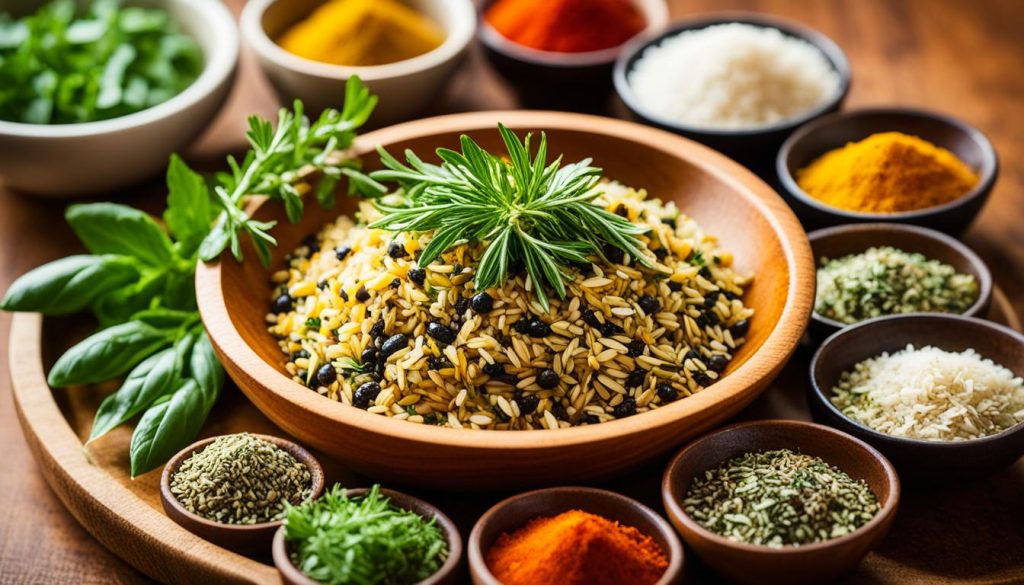herbed rice ingredients