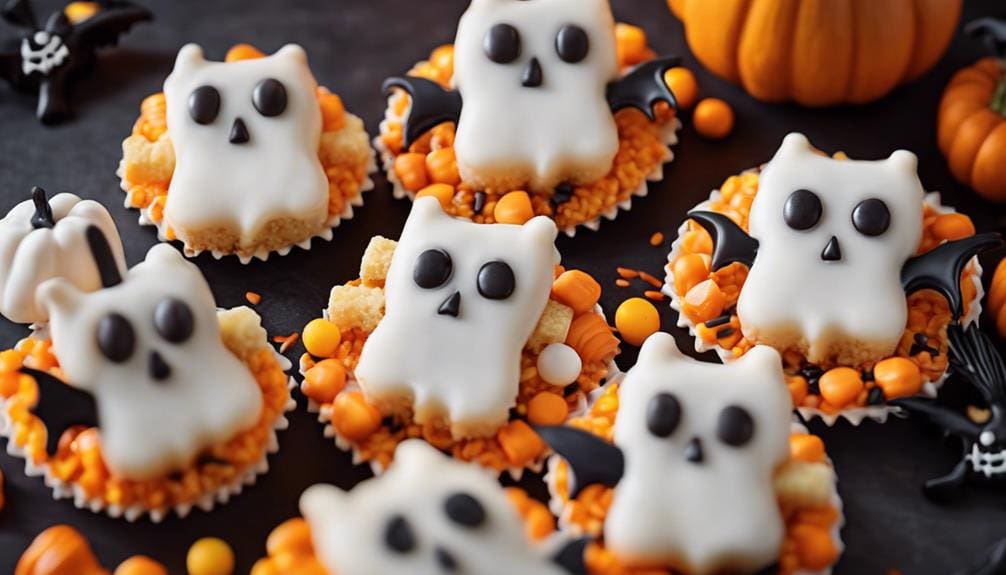 How Do You Make Halloween-Themed Rice Krispie Treats?