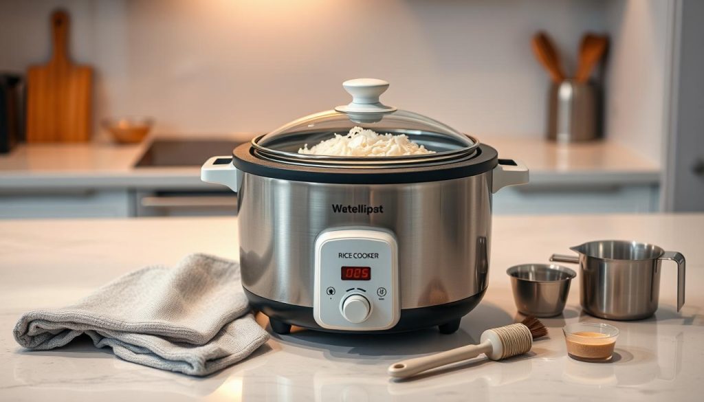 How do I properly maintain my rice cooker?