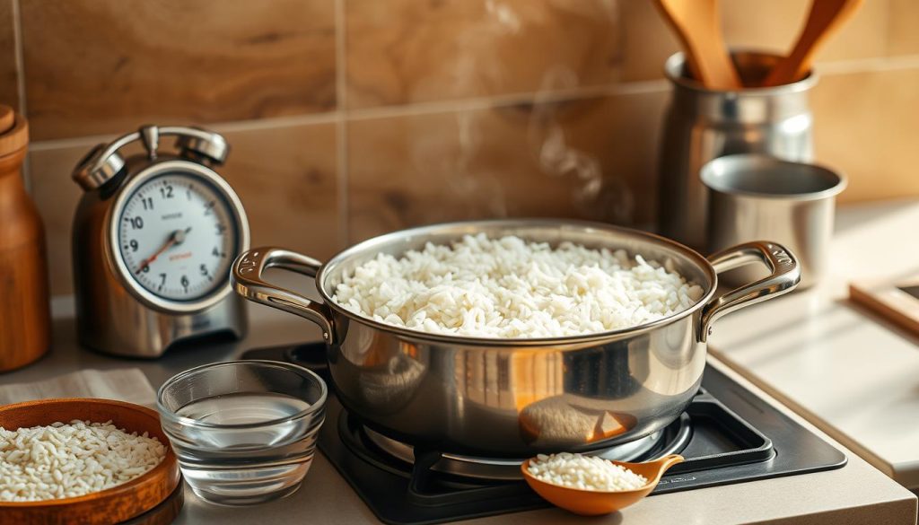 How long does it take to cook rice?