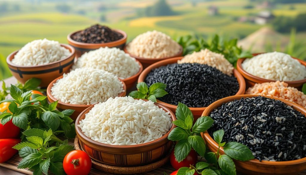 Rice varieties in Asian cooking Rice varieties in Asian cooking