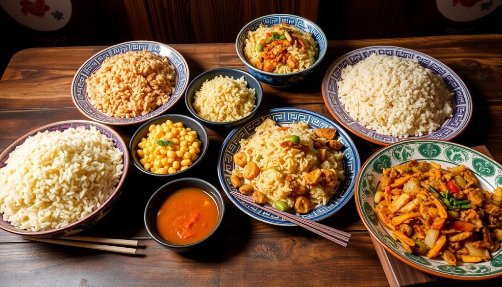 Traditional Asian rice dishes Traditional Asian rice dishes