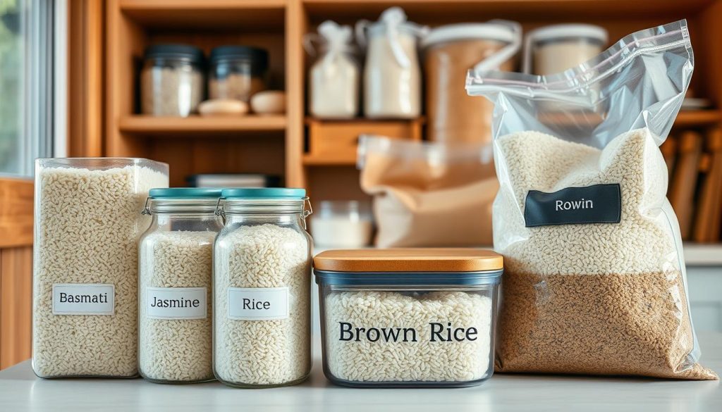 best practices for storing rice