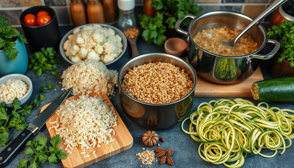 rice alternatives preparation methods