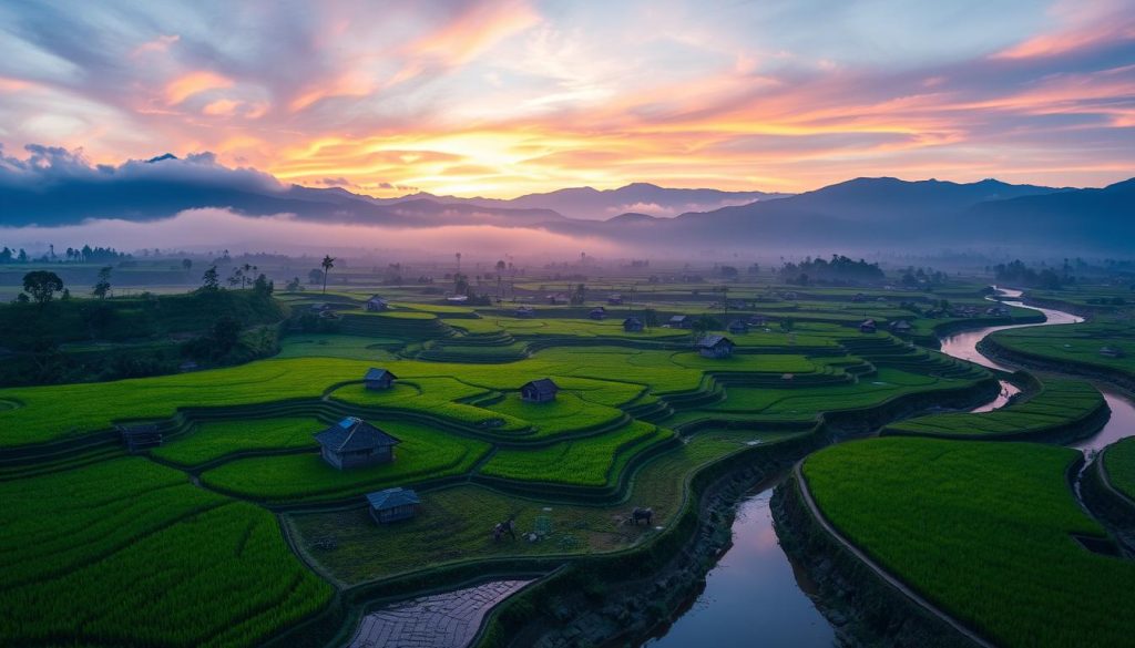 rice growing regions