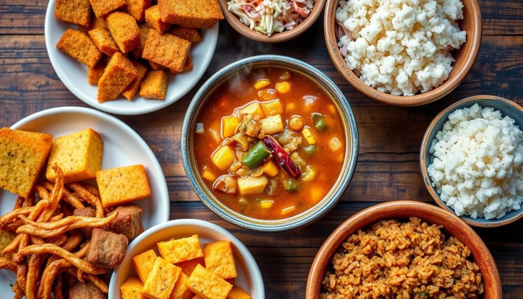 Complementary flavors for gumbo soup