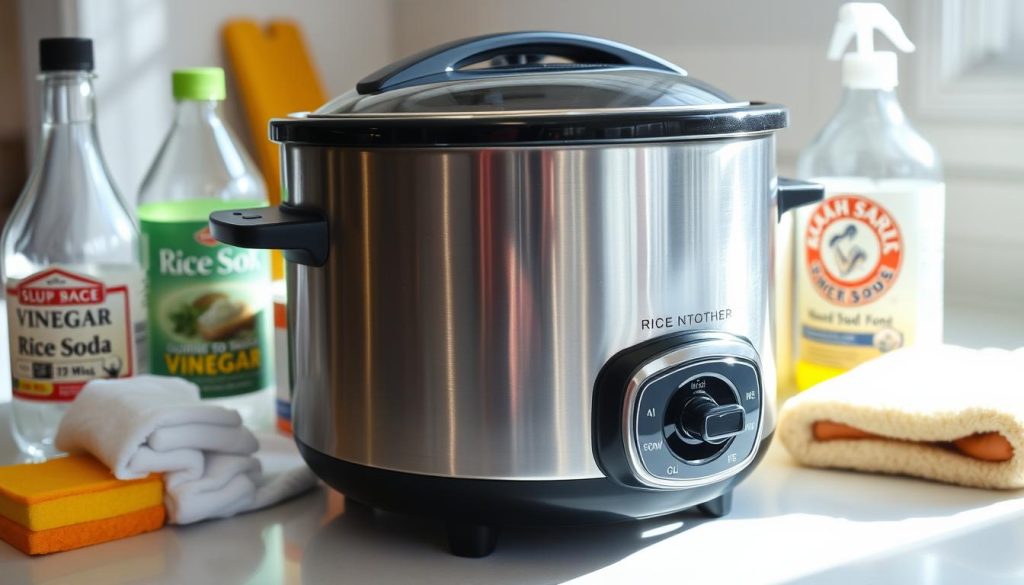 Deep cleaning rice cooker