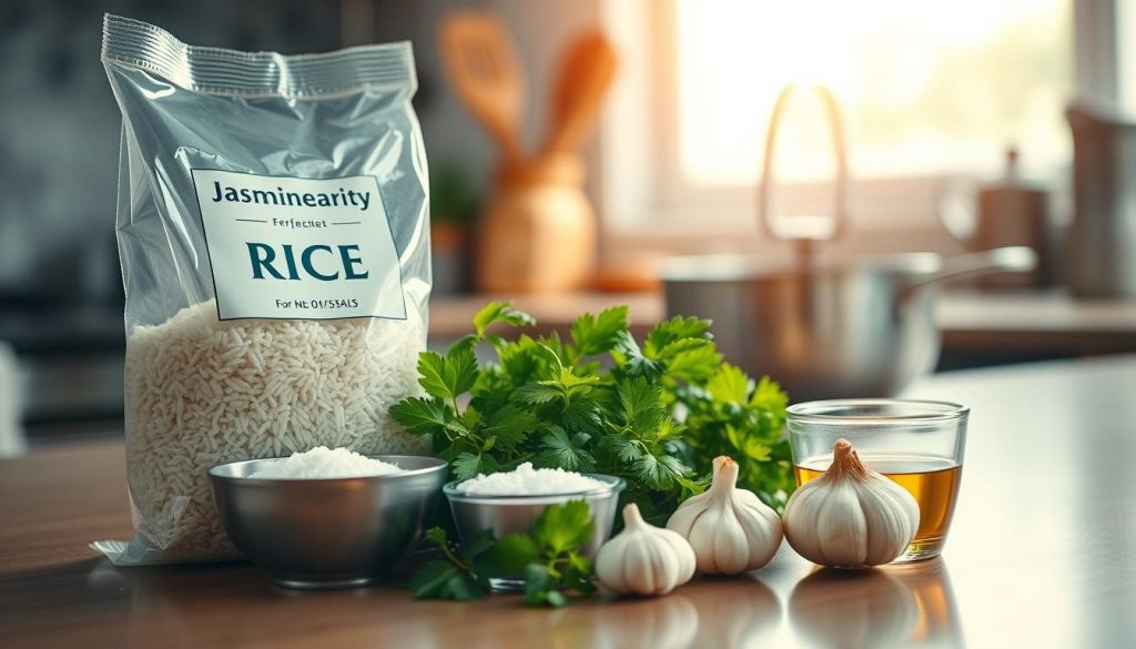 Essential ingredients for perfect rice preparation