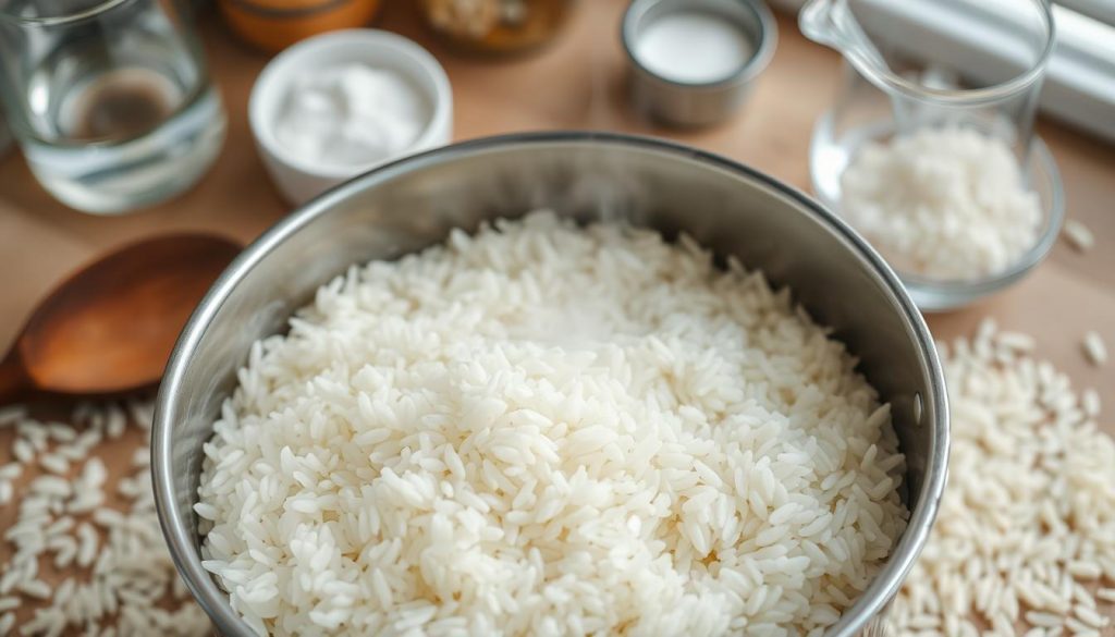 Firm rice cooking techniques