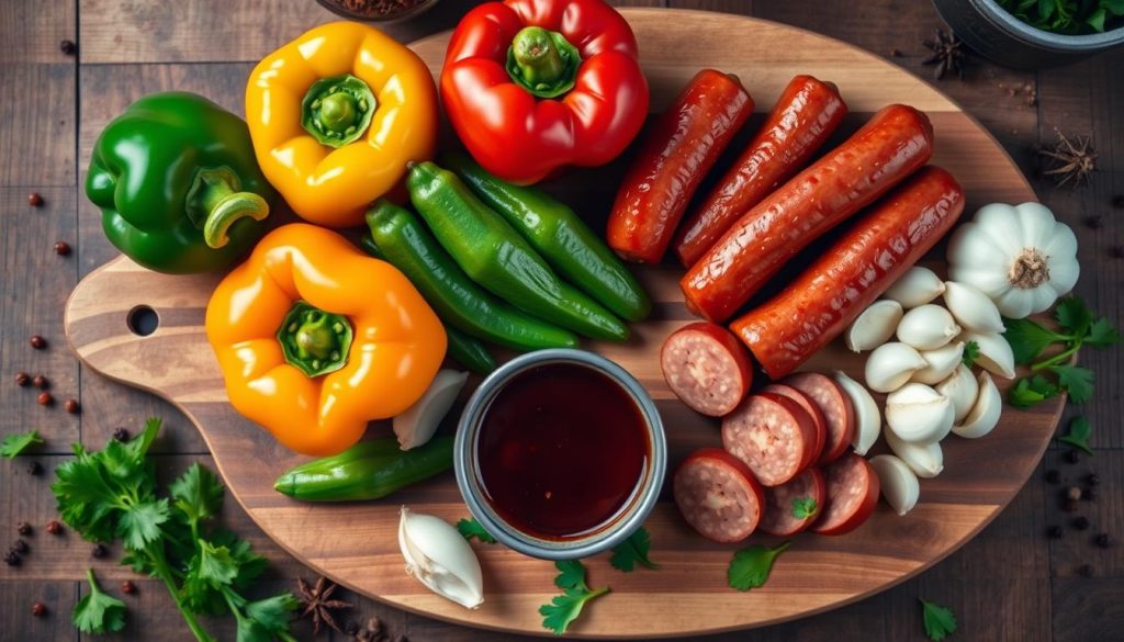 Key ingredients for authentic gumbo