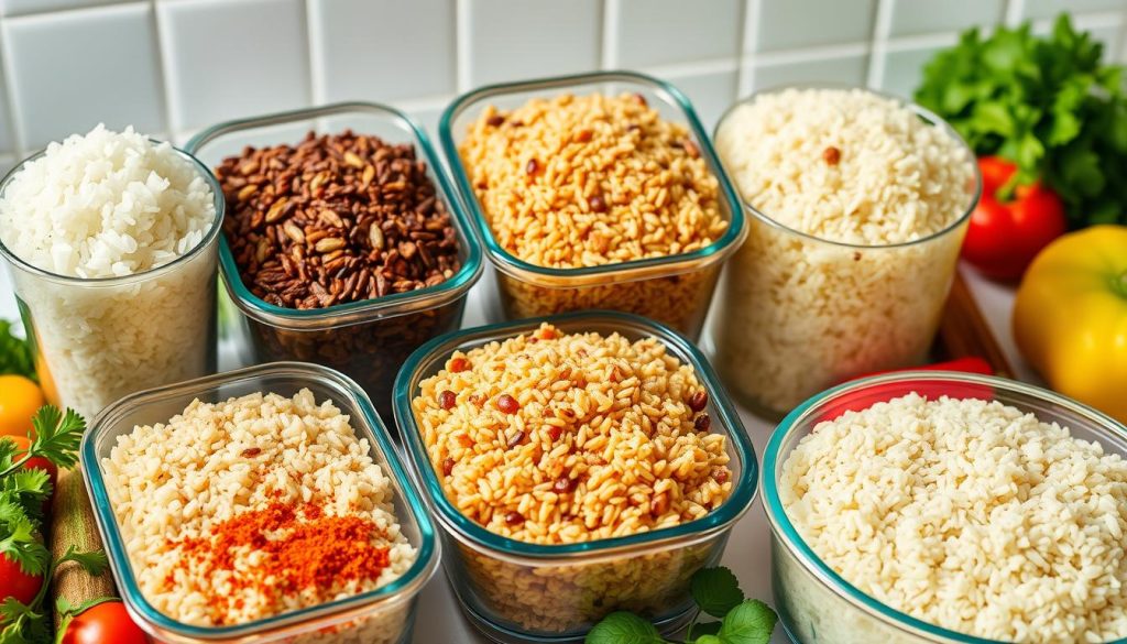 Rice for food prep types