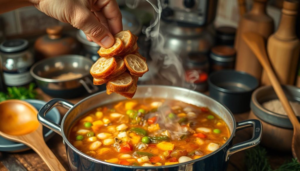 Tasso in Gumbo preparation