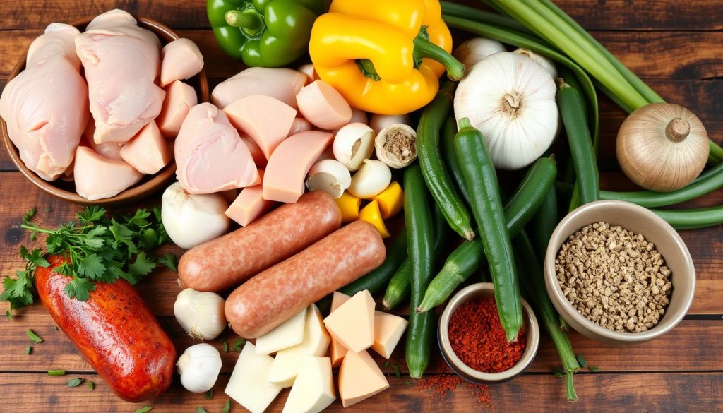 chicken and sausage gumbo ingredients