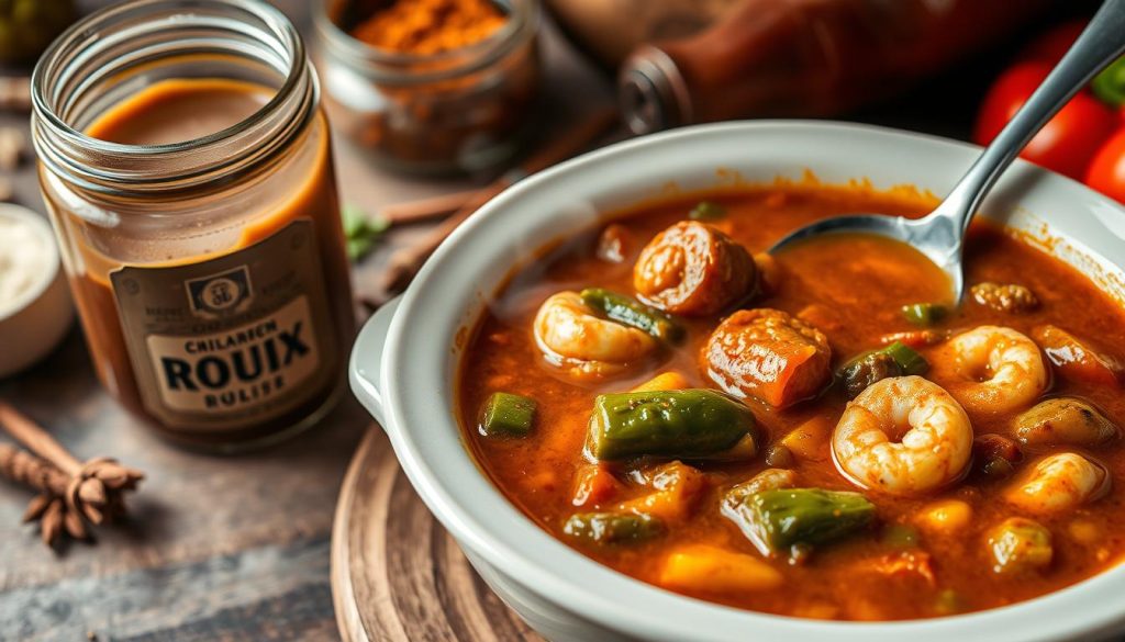 easy gumbo with jar roux recipe