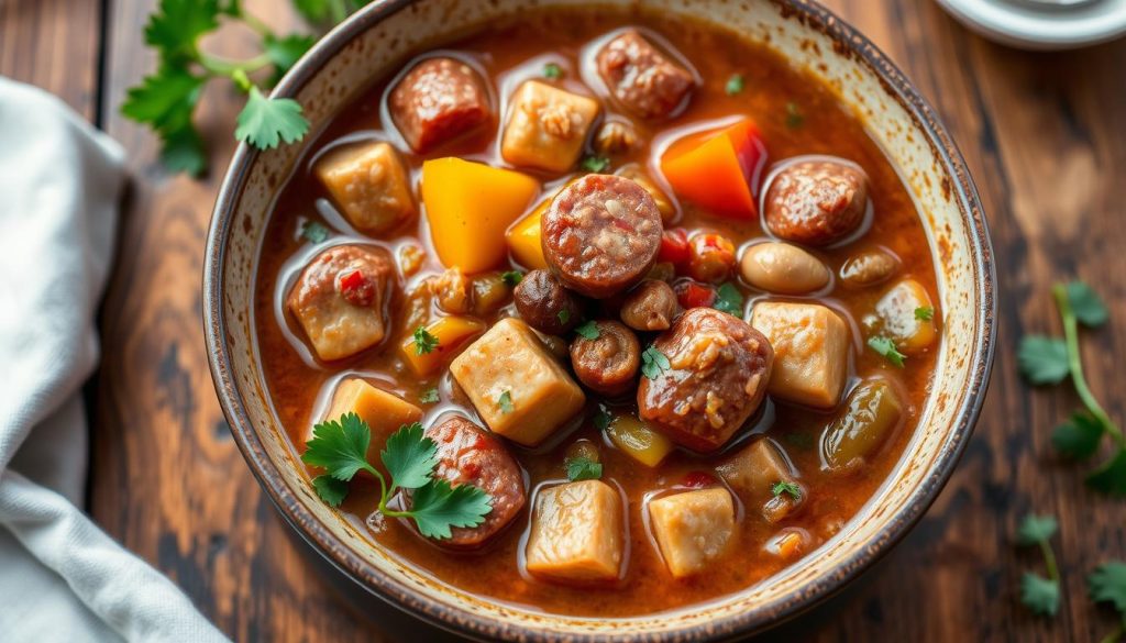 gumbo with deer sausage variations