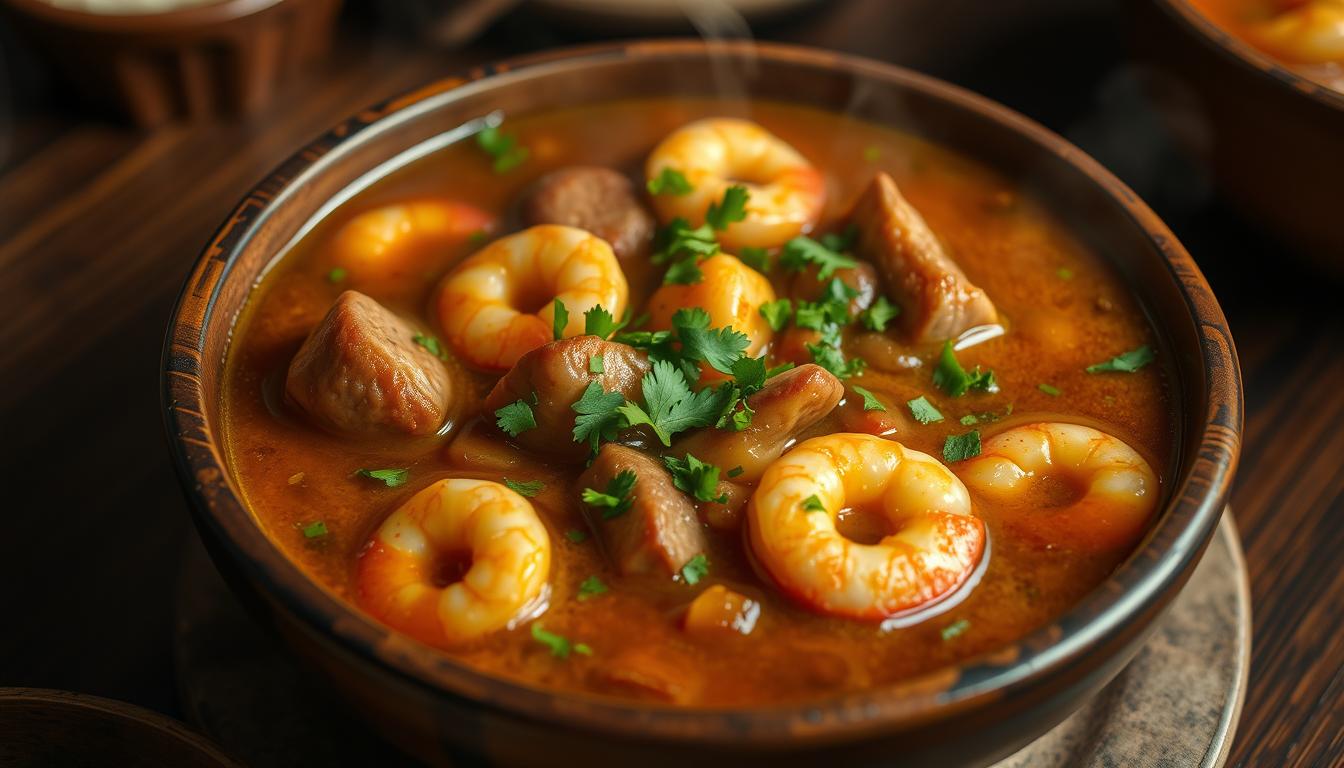 Simple Gumbo with No Vegetables Recipe