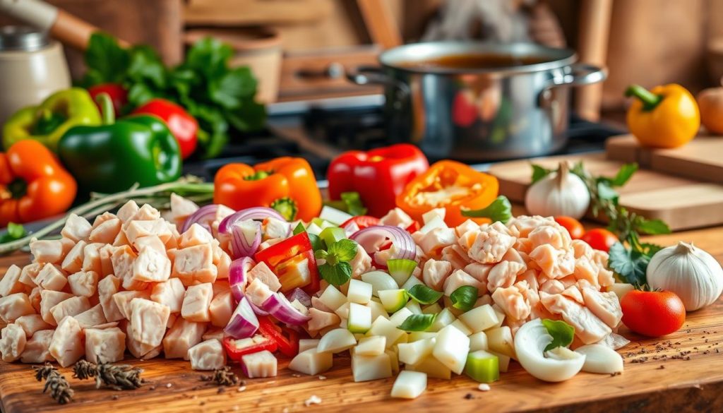 how to prepare chicken gumbo