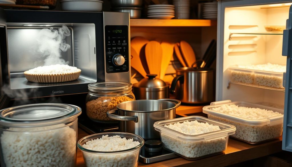 how to reheat rice effectively