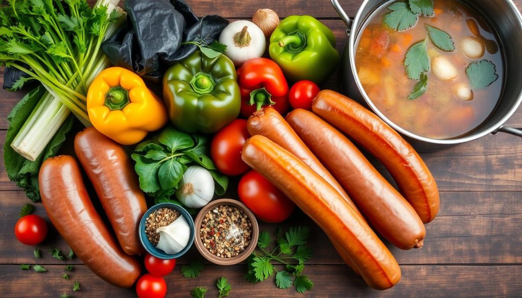 ingredients for gumbo