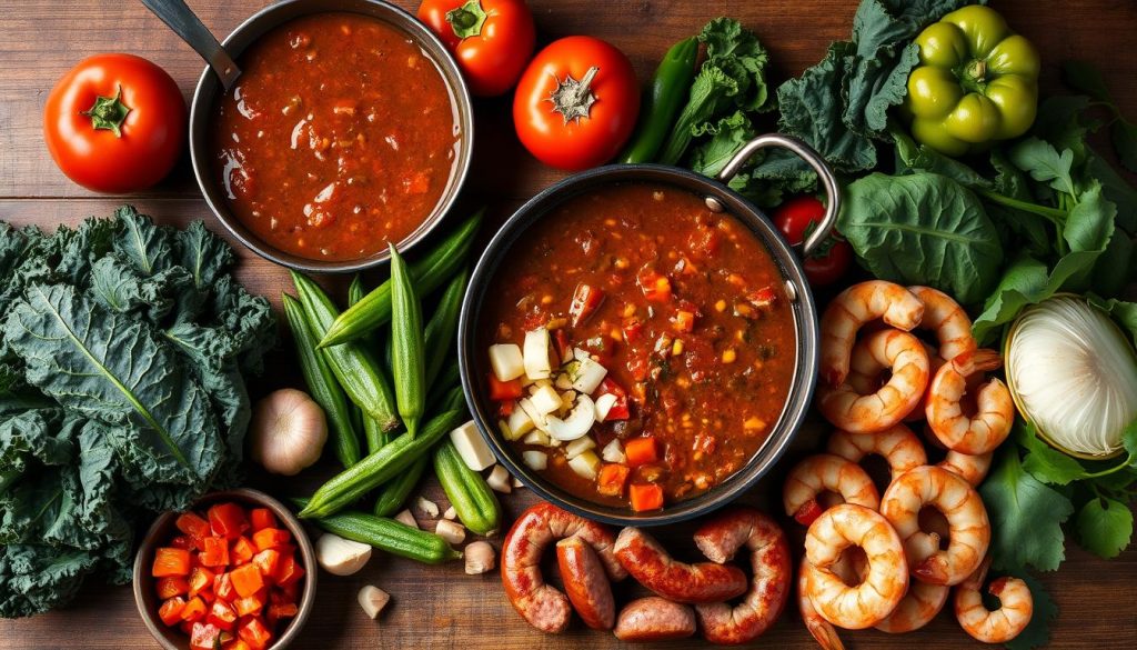 key ingredients gumbo