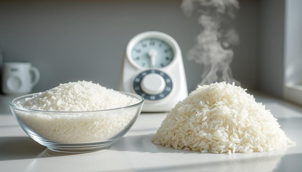 rice weight loss when cooking