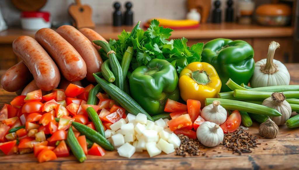 sausage gumbo ingredients